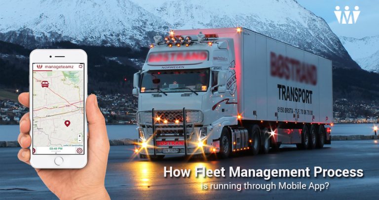 How Fleet Management Process Is Running Through Mobile App?