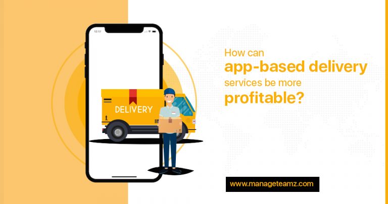 How can app-based delivery services be more profitable?